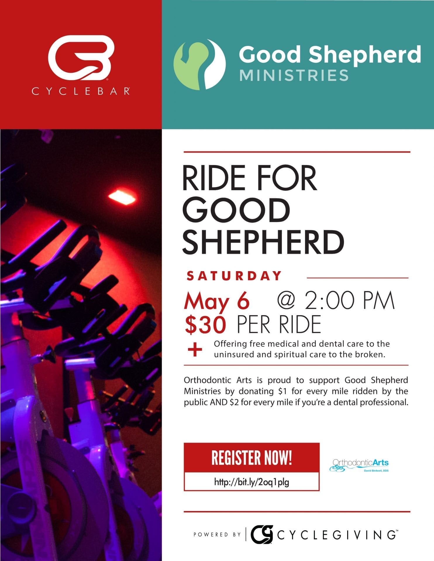 Good Shepherd Ministries Charity Ride Flyer