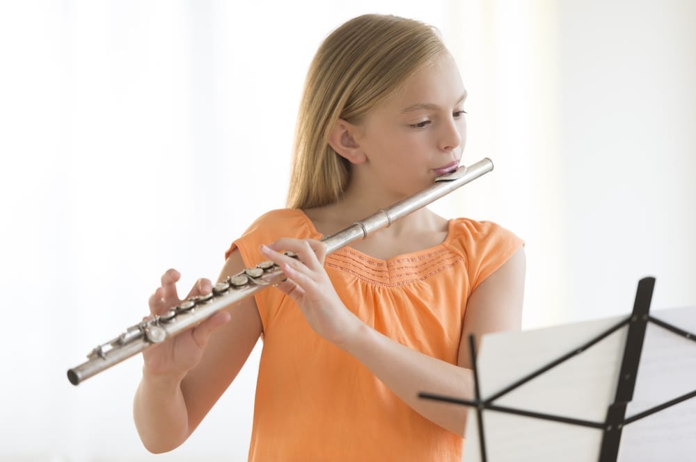 Playing a musical instrument while wearing braces